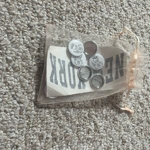 brandy melville stickers and pin pack